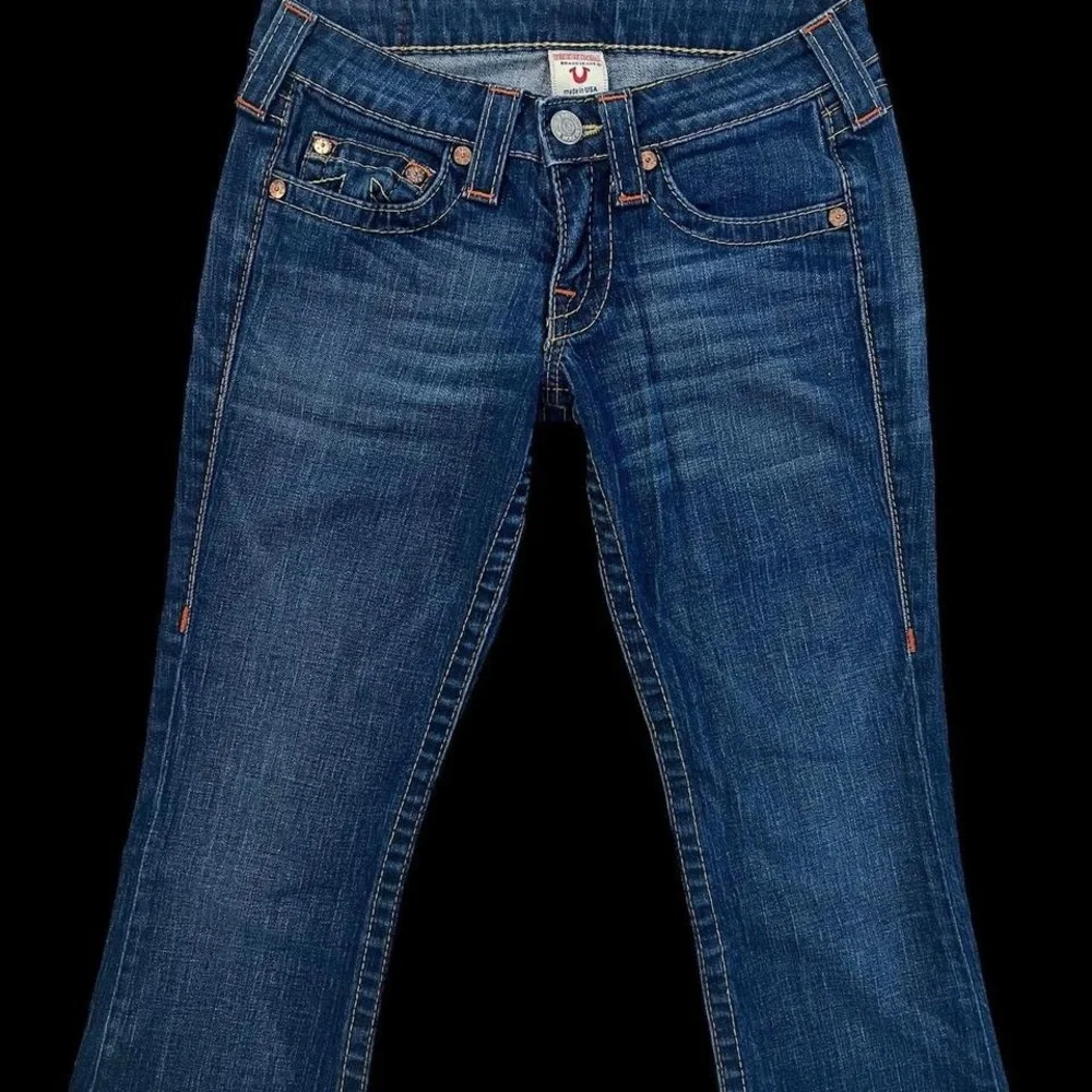 True Religion Vintage 100% Authentic Women's Classic Blue Straight Leg Jeans